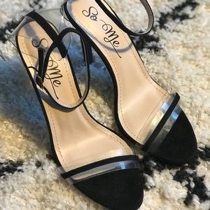 Black stilettos heels- NEVER WORN!!!!